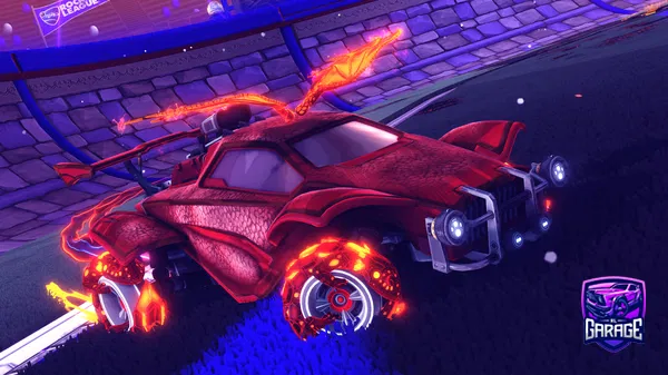 A Rocket League car design from Vinetangler