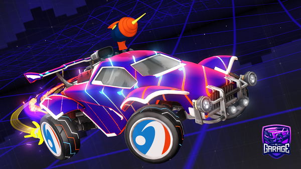 A Rocket League car design from rainilex