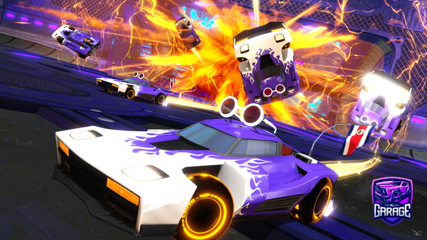 A Rocket League car design from Calebspiano2