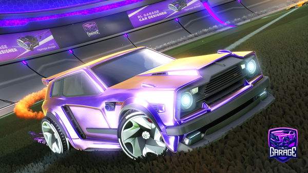 A Rocket League car design from ChazDerbyFC