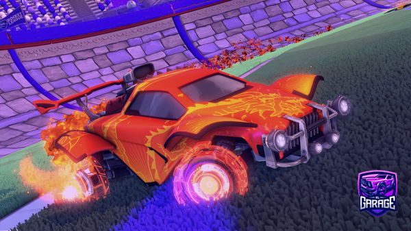 A Rocket League car design from Foo515