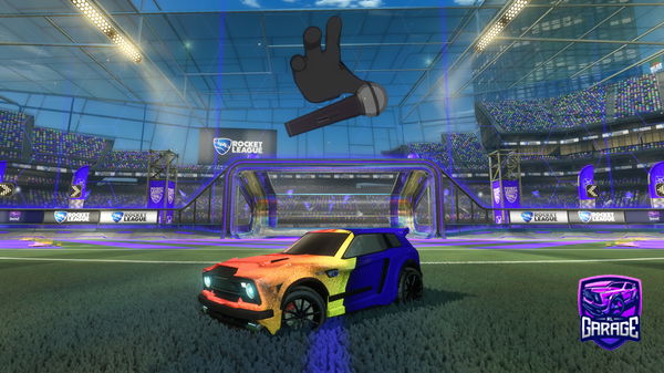 A Rocket League car design from IViklas7