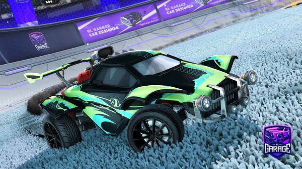 A Rocket League car design from Dimitri_Pulls15