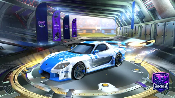 A Rocket League car design from come123