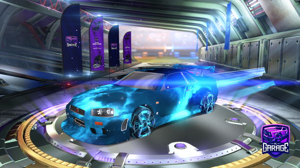 A Rocket League car design from BIRYXN1