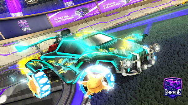 A Rocket League car design from Goofzookie