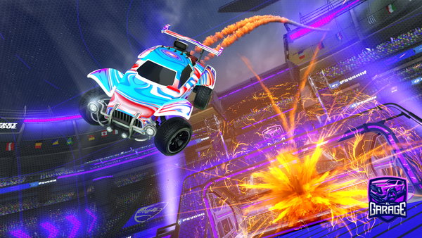 A Rocket League car design from lawrance