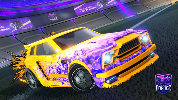 A Rocket League car design from Wotblaise