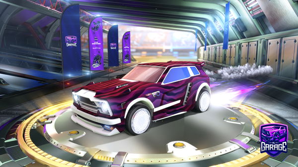 A Rocket League car design from pink-blob13