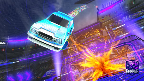 A Rocket League car design from Voltessence