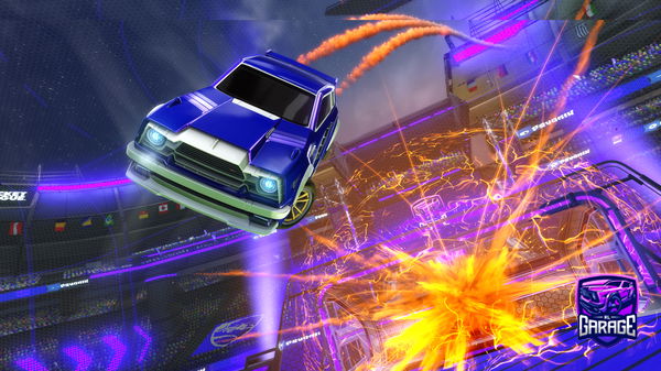 A Rocket League car design from M4nMeetDog