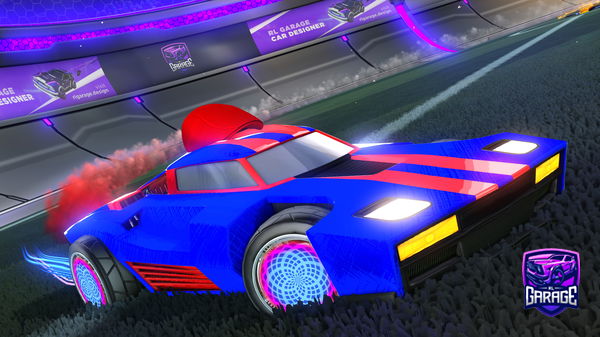 A Rocket League car design from YtTimberedElf132