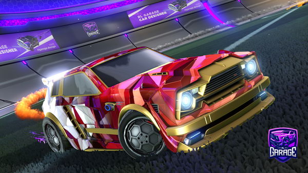 A Rocket League car design from Limits_GG