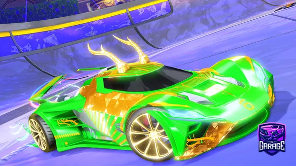 A Rocket League car design from Kchouston