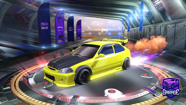 A Rocket League car design from Wixuzer