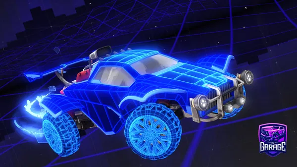 A Rocket League car design from MisterMelon