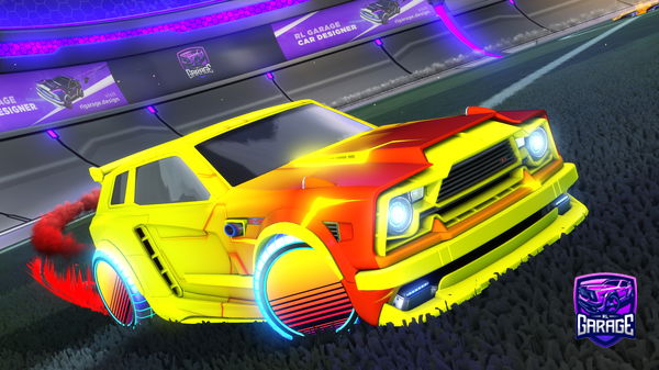 A Rocket League car design from sadsack443