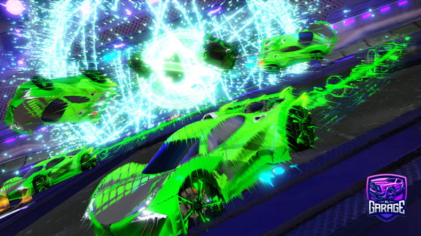 A Rocket League car design from TOXIC_BOI77