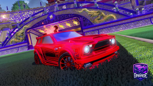 A Rocket League car design from hdrokker