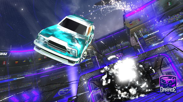 A Rocket League car design from V1B3X