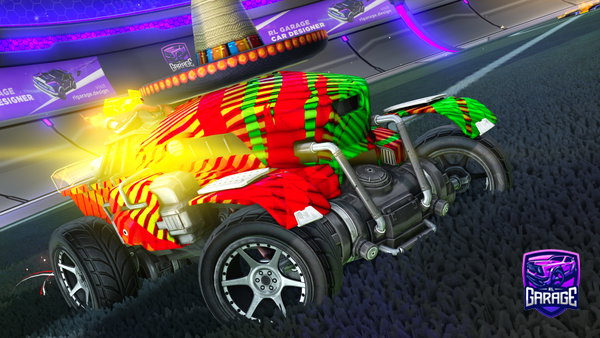 A Rocket League car design from Weaksouse