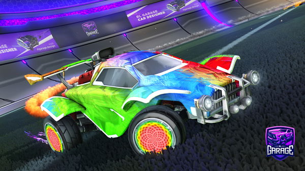 A Rocket League car design from OrangeAce7