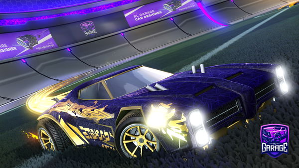 A Rocket League car design from Nepobot