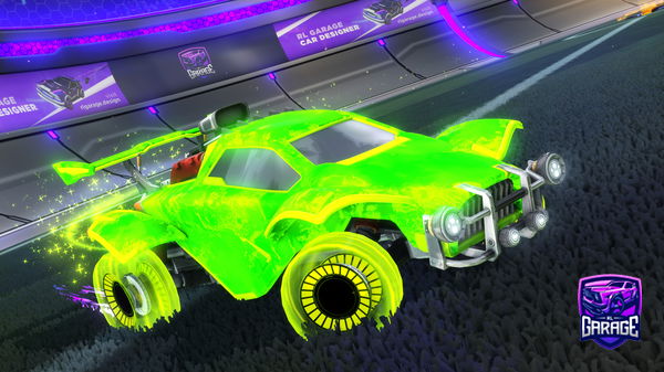 A Rocket League car design from Voi1dzxxx