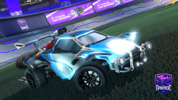 A Rocket League car design from Voi1dzxxx