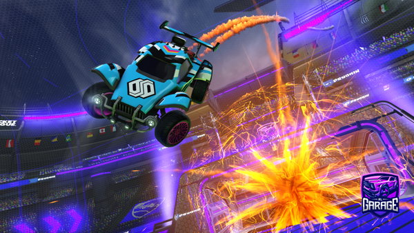 A Rocket League car design from dakotabegoated