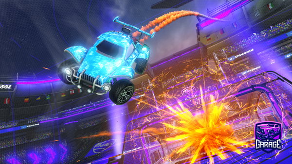 A Rocket League car design from Yoda342576