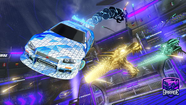 A Rocket League car design from SBCloud