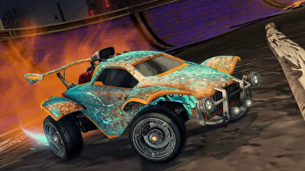 A Rocket League car design from JVRTrading