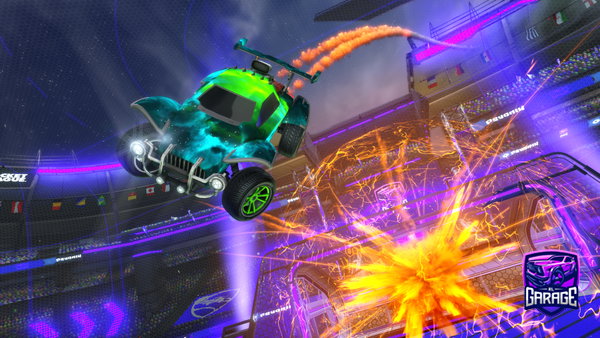 A Rocket League car design from Goldkargashik