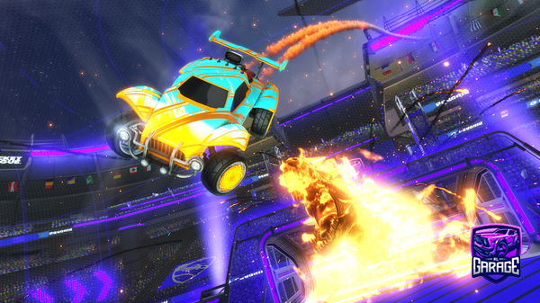 A Rocket League car design from mattmations