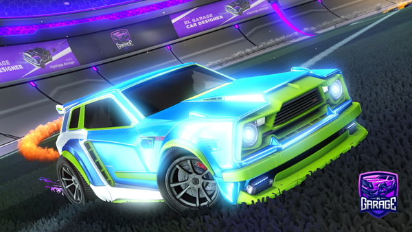 A Rocket League car design from Flameaxx