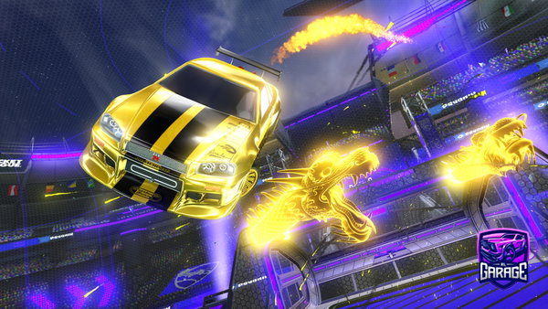 A Rocket League car design from Carbonator