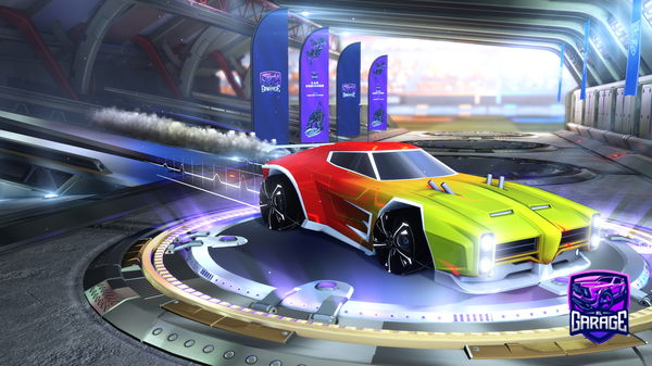 A Rocket League car design from Rekall3222