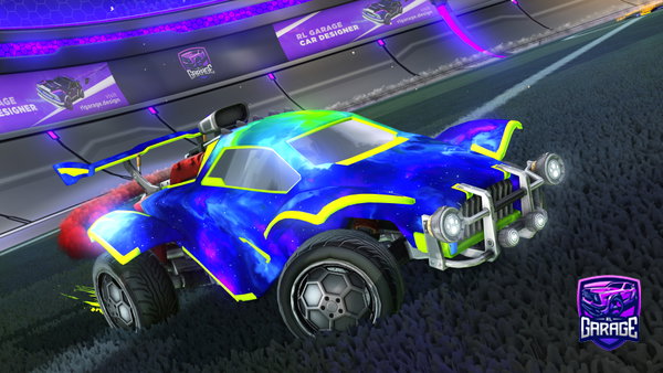 A Rocket League car design from MR27I-