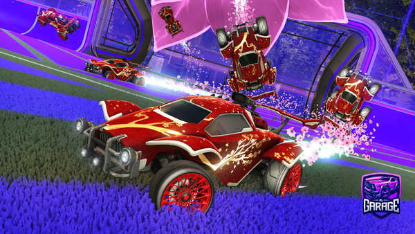 A Rocket League car design from LabyrinthRL