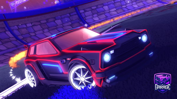 A Rocket League car design from Glmn80_name_ps4