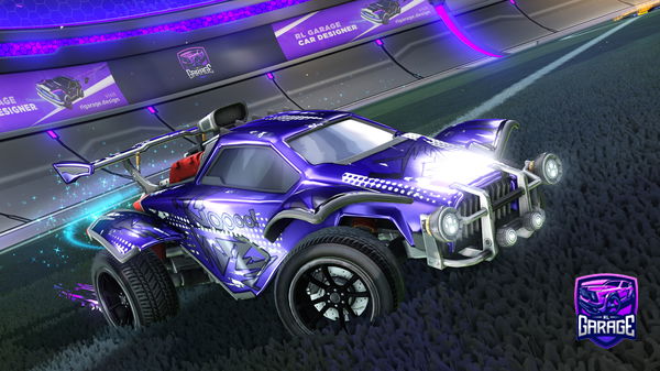 A Rocket League car design from Isakiscoolbtw