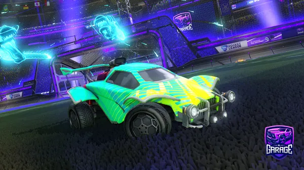 A Rocket League car design from Ajunstopable