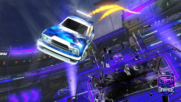 A Rocket League car design from ItsMistyJxkeOnYT