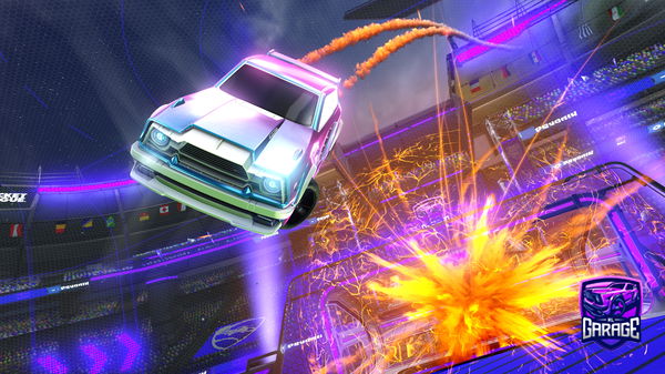 A Rocket League car design from X_Salmantics_X