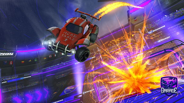 A Rocket League car design from N1TROUSSS