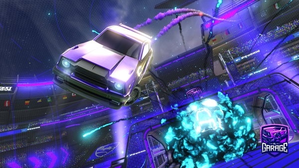 A Rocket League car design from Roksparo
