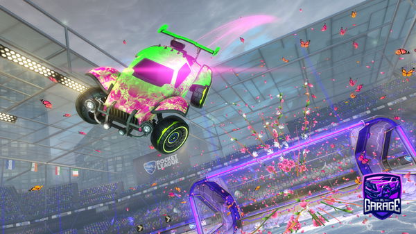 A Rocket League car design from animeexofi