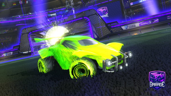 A Rocket League car design from AqibM69