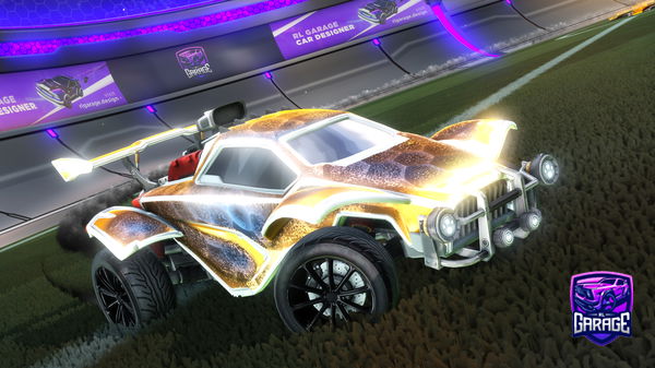 A Rocket League car design from Sharkfire6